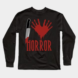 I Love Horror Long Sleeve T-Shirt